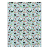 Kerstman Australian Shepherd Tablecloth Tafelkleed (Voorkant)