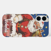  kerstman, avond voor Kerstmis Case-Mate iPhone Case (Achterkant (horizontaal))