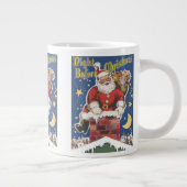  kerstman, avond voor Kerstmis Extra Grote Beker (Rechts)