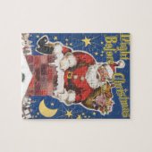  kerstman, avond voor Kerstmis Legpuzzel (Horizontaal)