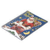  kerstman, avond voor Kerstmis Notitieboek (Linkerzijde)