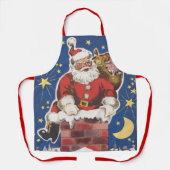  kerstman, avond voor Kerstmis Schort (Voorkant)