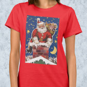 kerstman, avond voor Kerstmis T-shirt