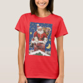 kerstman, avond voor Kerstmis T-shirt (Voorkant)