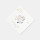 Kerstman Baby Boy Shower Servet (Hoek)