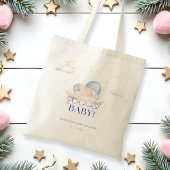 Kerstman Baby Boy Shower Tote Bag