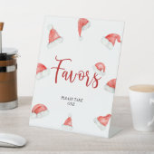 Kerstman Baby Kerstdouche Favorieten Teken Reclamebord Met Voetstuk (Insitu)