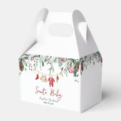 Kerstman Baby shower Kerstmiskledij Winter Bedankdoosjes (Achterkant)