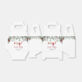 Kerstman Baby shower Kerstmiskledij Winter Bedankdoosjes (Uitgevouwen)