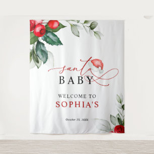 Kerstman Baby shower Tapestry Wandkleed