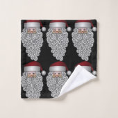 kerstman bad handdoek (Wasdoekje)