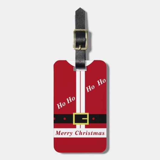 Kerstman Bagage Bagagelabel (Voorkant verticaal)