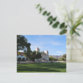 Kerstman Barbara Mission, Californië Briefkaart (Staand voorkant)