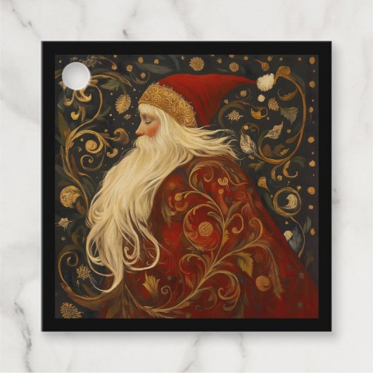 kerstman bedankjes labels (Voorkant)