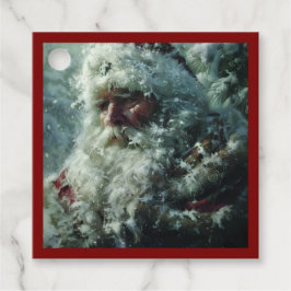 kerstman bedankjes labels