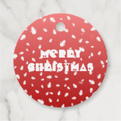 Kerstman Bedankjes Labels (Voorkant)