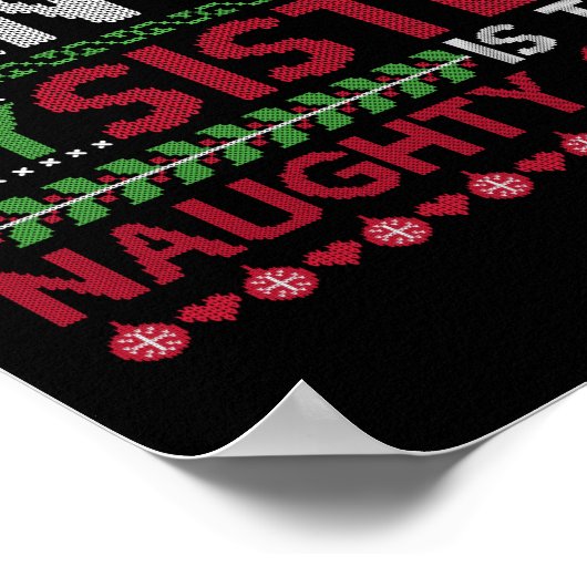 Kerstman, beste kerstman, mijn zuster is de Naught Poster (Hoek)