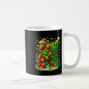 Kerstman Bigfoot Kerstboom Grappige Sasquatch Kers Koffiemok