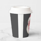 Kerstman Blowing Bubble Kerstmis Grappige Kerstmis Papieren Bekers (Rechts)