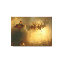  Kerstman boven Rhode Island