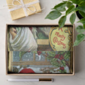 Kerstman brengt Cadeaus! Tissuepapier (Geschenk)