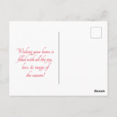 Kerstman Briefkaart (Achterkant)