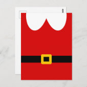 kerstman briefkaart (Voorkant / Achterkant)