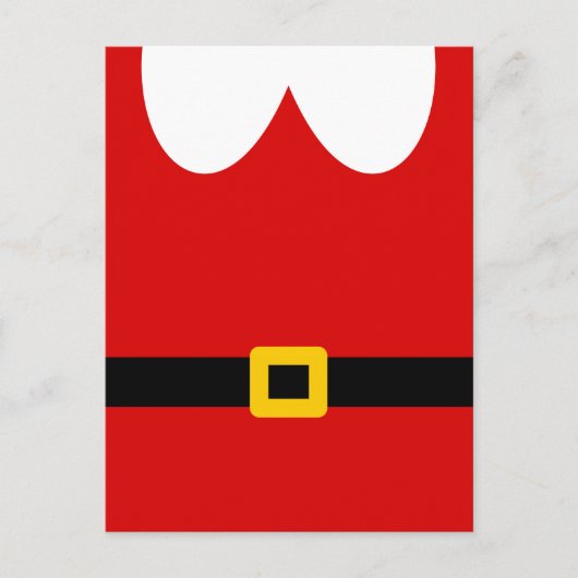 kerstman briefkaart (Voorkant)