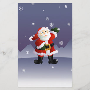 Kerstman Briefpapier