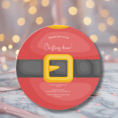 Kerstman buik kerst kaart