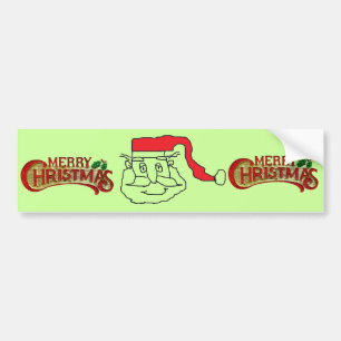 kerstman bumpersticker