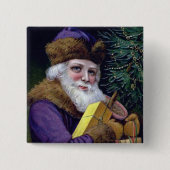  kerstman Button Pop Square (Voorkant)