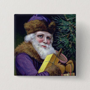  kerstman Button Pop Square