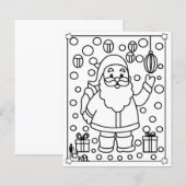 Kerstman cadeau (Voorkant / Achterkant)