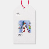 Kerstman cadeaubijsluiter cadeaulabel (Achterkant)