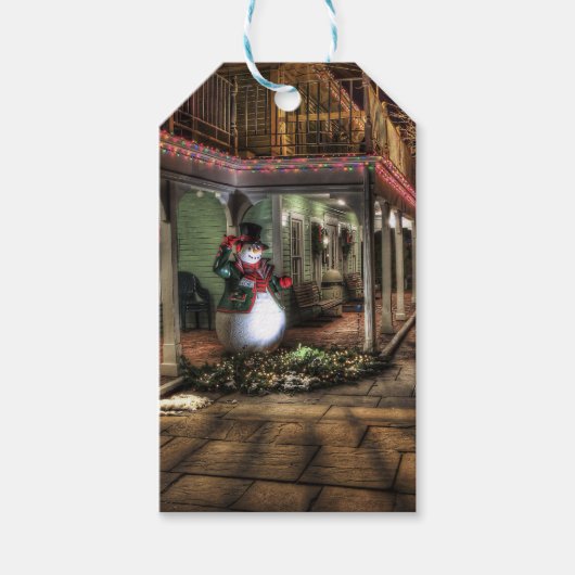 Kerstman Cadeaulabel (Voorkant)