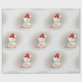 Kerstman Cadeaupapier (Vlak)