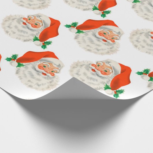 Kerstman Cadeaupapier (Hoek)