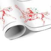 Kerstman Cadeaupapier (Rol Hoek)