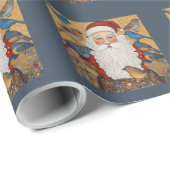 kerstman cadeaupapier (Rol Hoek)