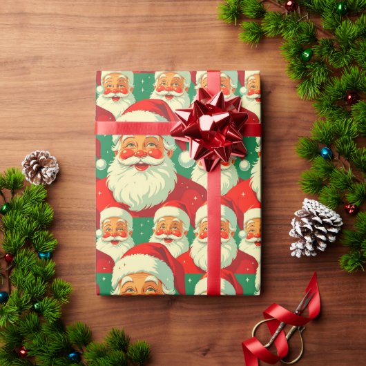 Kerstman Cadeaupapier (Feestdagen Geschenken)