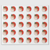 Kerstman Cadeaupapier (Vlak)