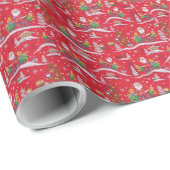 Kerstman Cadeaupapier (Rol Hoek)