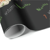  kerstman cadeaupapier (Rol Hoek)