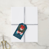 Kerstman Cadeautags Cadeaulabel (Met Touw)