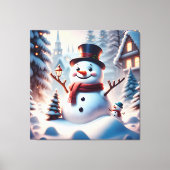 Kerstman Canvas Afdruk (Voorkant)