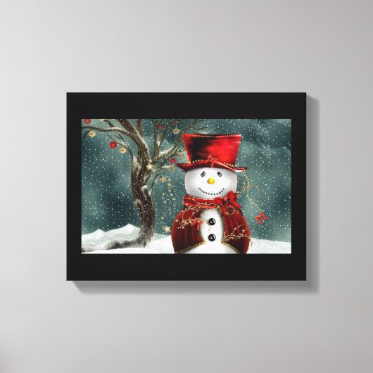 Kerstman Canvas Afdruk (Voorkant)