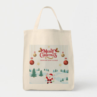 Kerstman Canvas tas voor de kerst