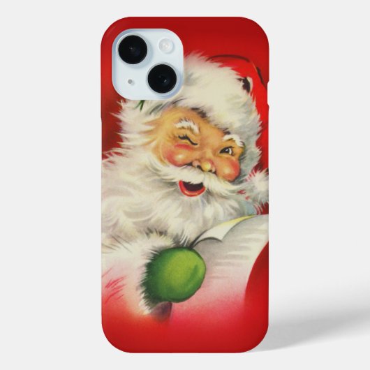  kerstman Case-Mate iPhone case (Achterkant)