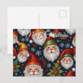 Kerstman Collectie Feestdagenkaart (Voorkant / Achterkant)